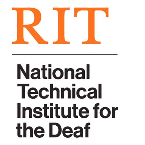 RIT, National Technical Institute for the Deaf logo